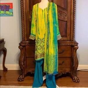 Indian Salwaar Kameez suit.